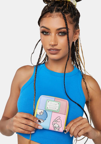 Sanrio Hello Kitty And Friends Color Block Wallet