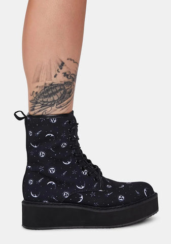 Starlight Affair Platform Boots