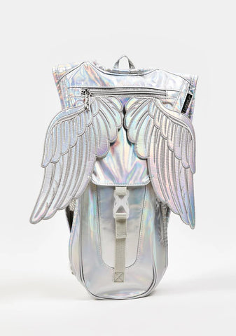 Silver Laser Angel Wings Hydro Pack
