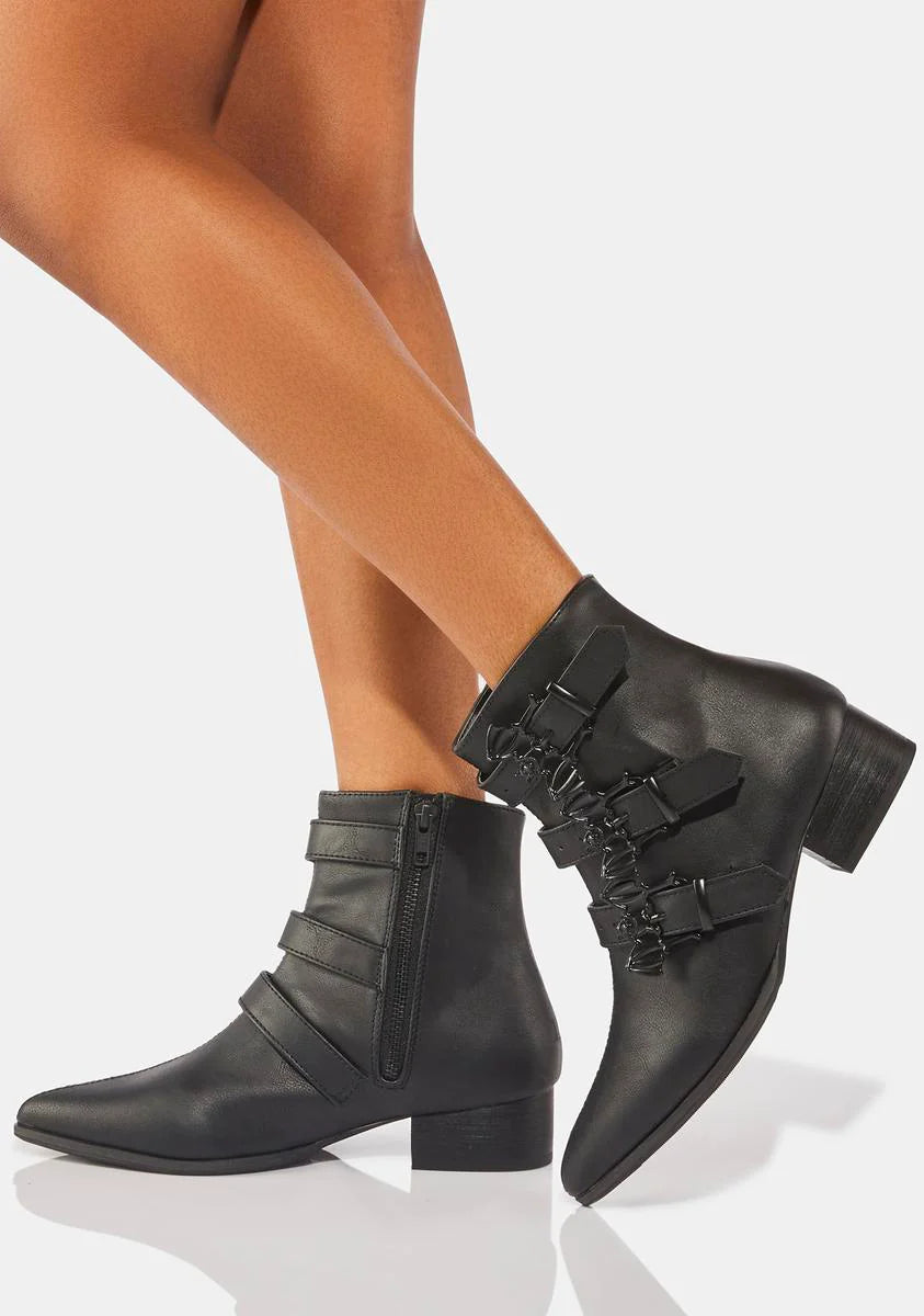 Warlock-50 Bat Buckle Boots