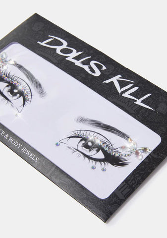 Chrome Butterfly Iridescent Eye Gems