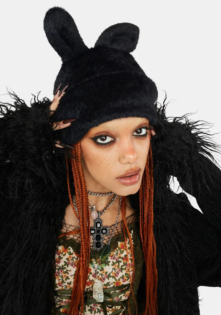 Hop To It Faux Fur Beanie
