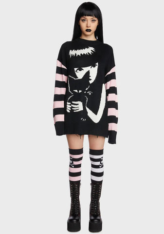 Brooding Besties Knit Sweater