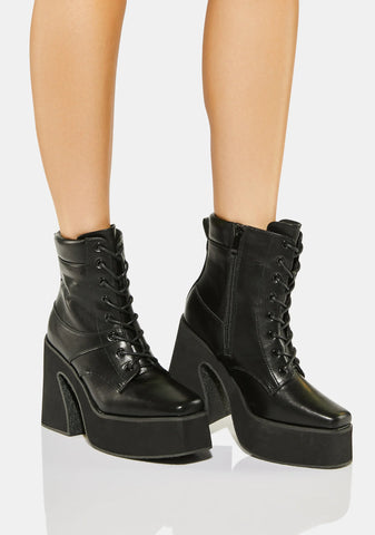Rumi Lace Up Platform Boots