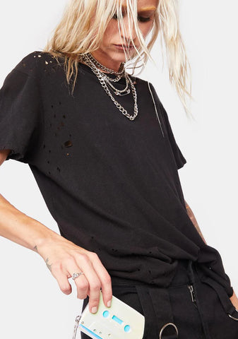 Electro White Retro Cassette Tape Wallet