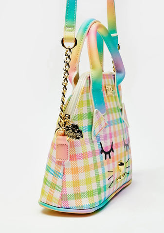 Kitsch PVC Dome Crossbody Bag