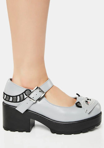 Rogue Raccoon Tira Mary Janes