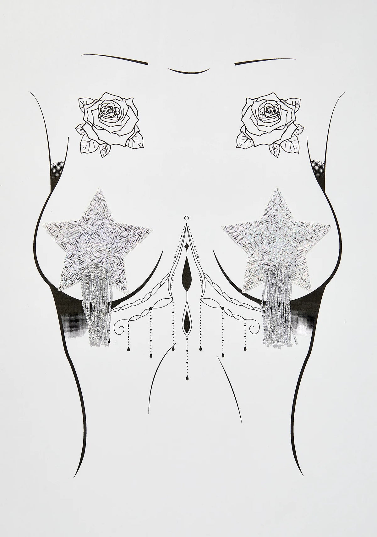 Rock Yr World Fringed Pasties