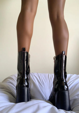 Road To Nowhere Platform Boots