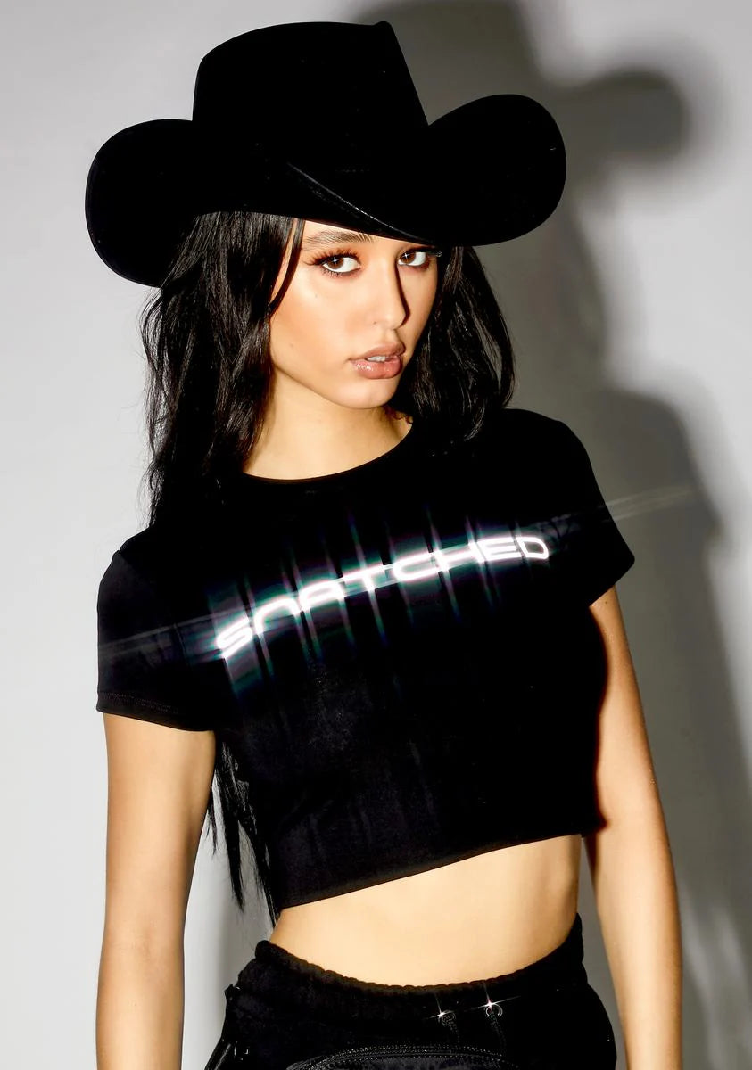 Snatched For Life Baby Tee