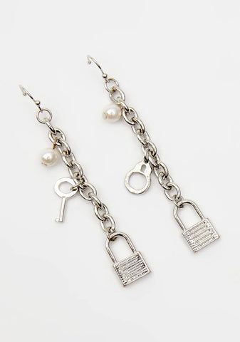Fancy Some Lovin' Lock Earrings