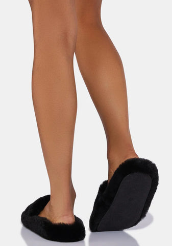 Break Of Day Faux Fur Slippers