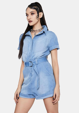 Karla Denim Romper