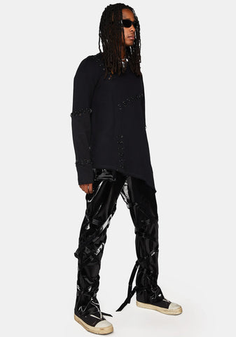 Modulation Liquid Velvet Strappy Pants