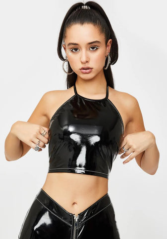 Big Mad PVC Halter Top