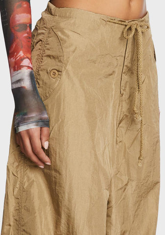 Rian Nylon Cargo Pants