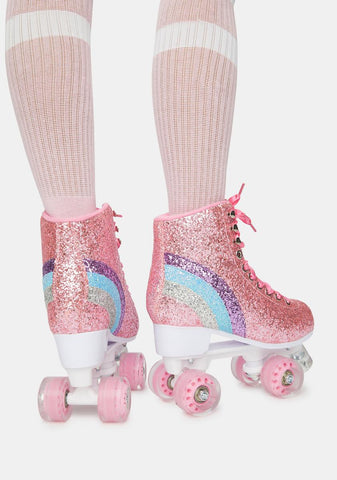 Disco Derby Glitter Roller Skates