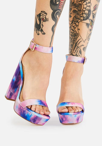 Sunset Model Walk Platform Heels