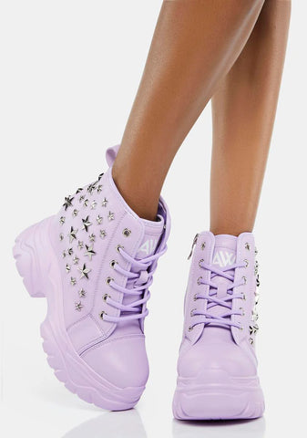 Purple Date-03 Sneakers
