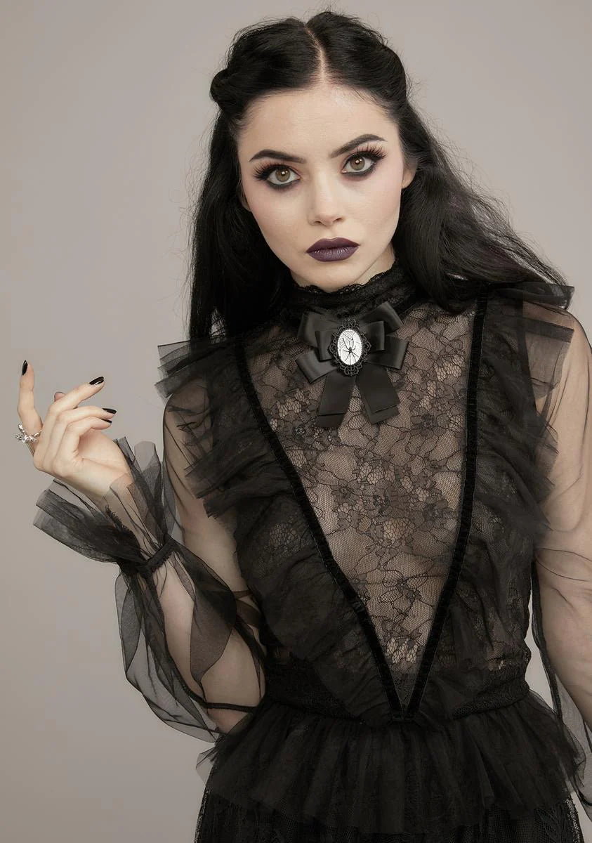 The Midnight Hour Sheer Blouse