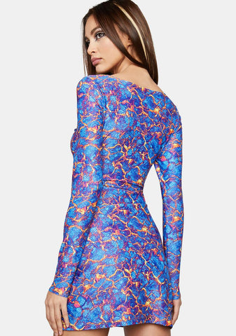Lava Girl Cut-Out Dress