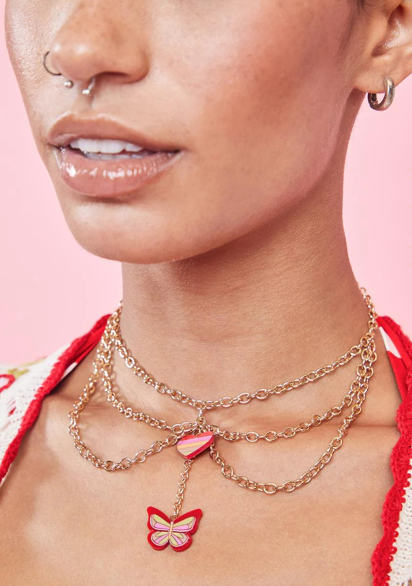 Blissful Bounty Layered Chain Necklace