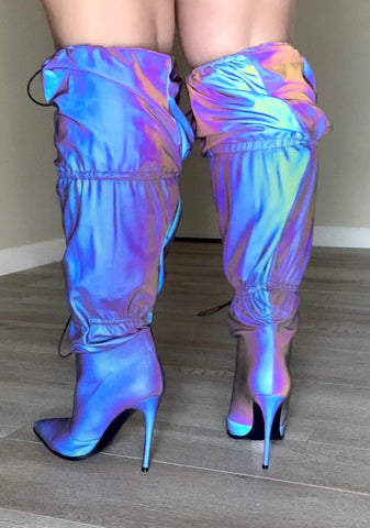 Rack It Up Reflective Boots