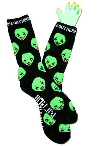 We Out Here Crew Socks