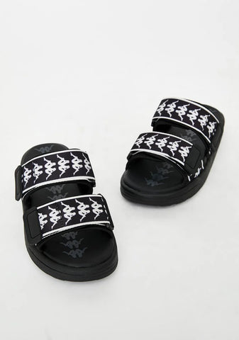 Black 222 Banda Aster Logo Slides