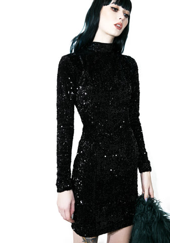 Night Flight Sequin Bodycon