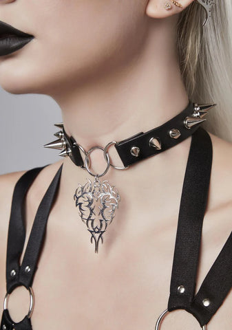 Impure Desires Spiked Choker