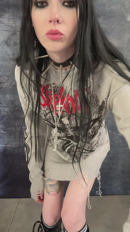 The Gray Chapter Distressed Sweater