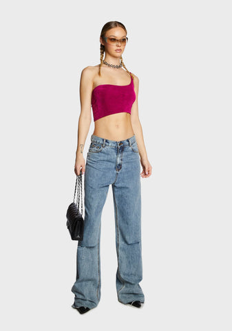 Keep Scrolling Tank Top - Purple