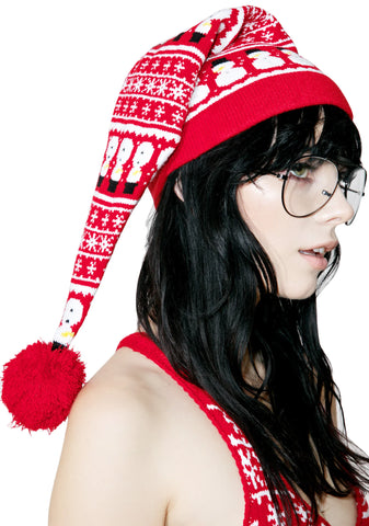 Snowman Knit Cap