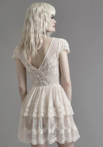 Twisted Tea Party Lace Dress