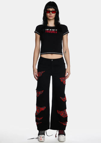 Thorn In Your Side Low-Rise Pants