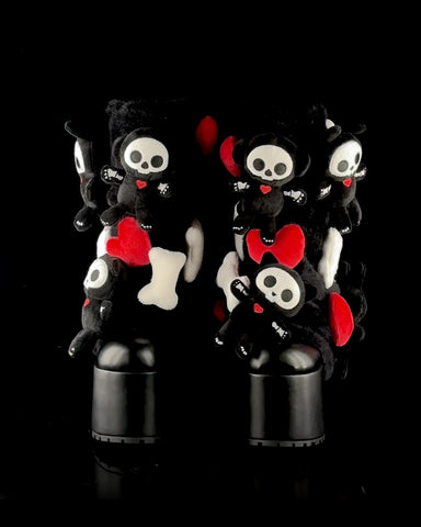 Snuggle Wonderland Platform Boots - Skelanimals