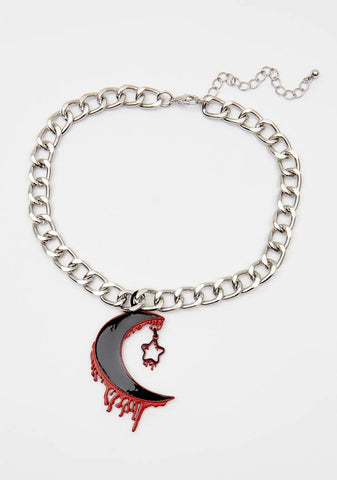 Sacrifice The Night Moon Choker