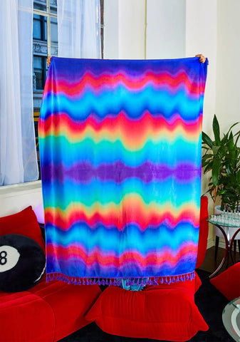 Hypnotic Mist Throw Blanket