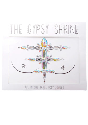 Skull Chest Piece Body Jewel