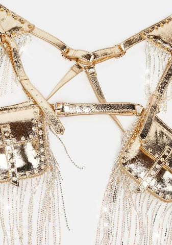Center Star Fringe Harness