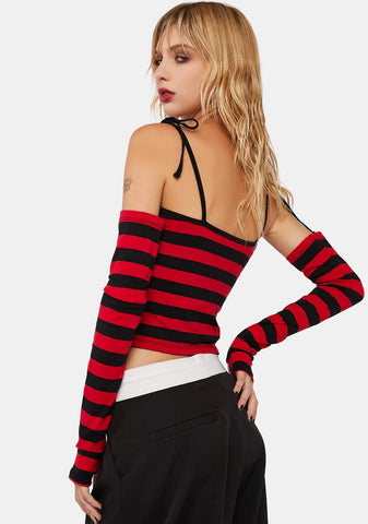 The Crimson Bride Striped Tank Top