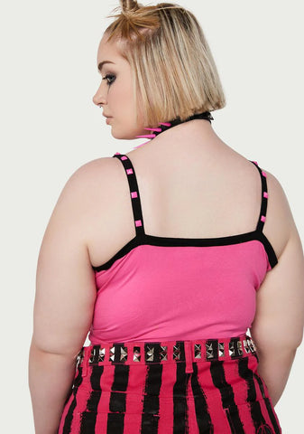 Plus Bad Joke Crop Top