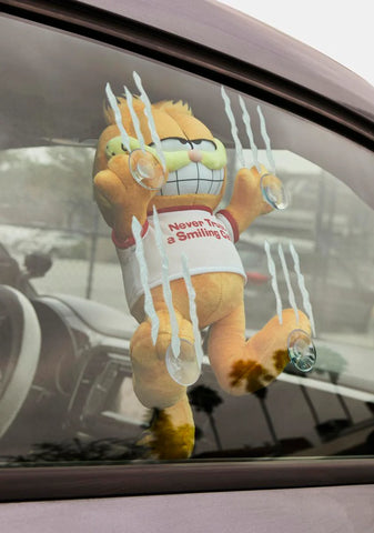 Trust Meow Plushie Window Clinger