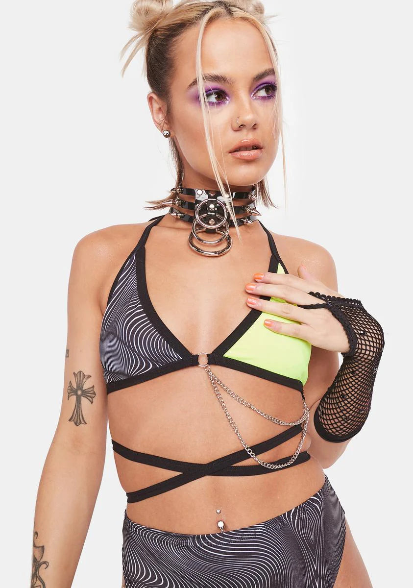 Illusions Chain Bra Top