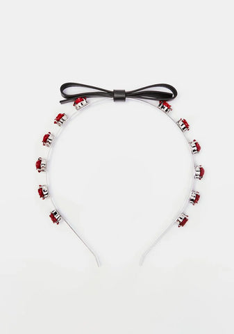 Witchy Woman Rose Bow Headband