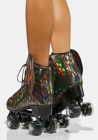 Dragon Dream Holographic Roller Skates