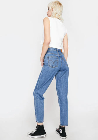 High Loose Taper Hold My Purse Denim Jeans