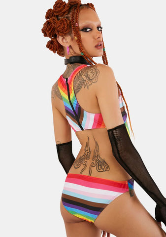 United As One Cut-Out Bodysuit