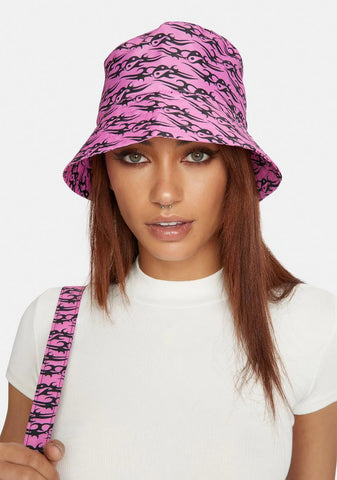 Pink Tattoo Love Bucket Hat